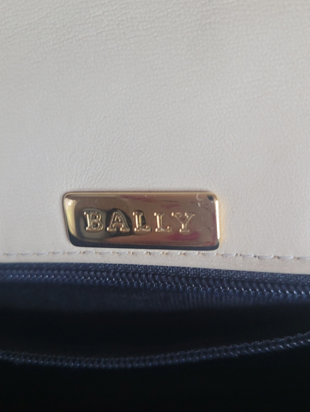BALLY Bag Chain Shoulder Bag Leather Bag - Picture 13 of 15